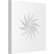 Ekena Millwork Standard Sedgwick Spiral Rosette With Square Edge, 8"W x 8"H x 3/4"P ROSP080X080X075SDG12 - alternate 1
